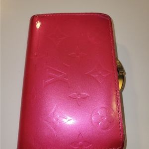 Louis Vouis Pink French Kiss Pink Wallet